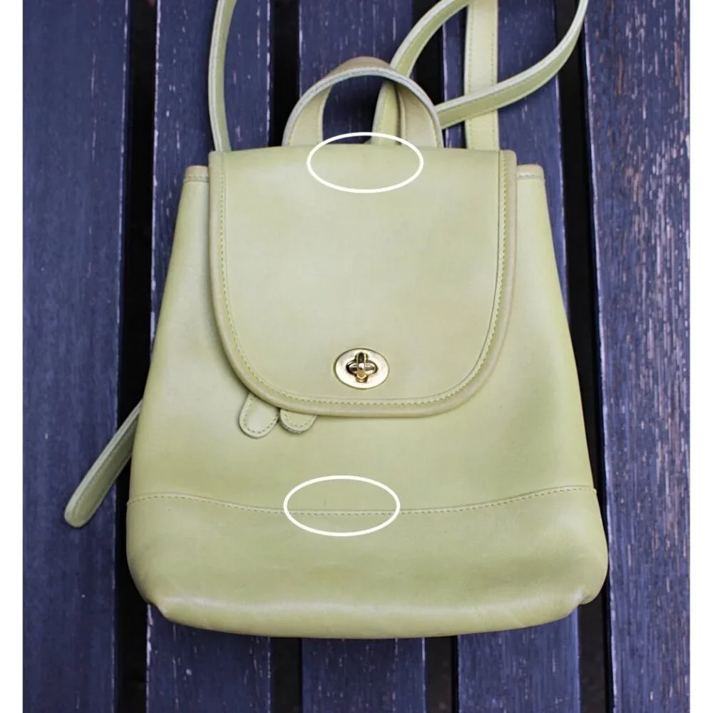 Coach Vintage - LIME Daypack Backpack 9960 - USA 1997